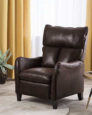 Leather armchairs