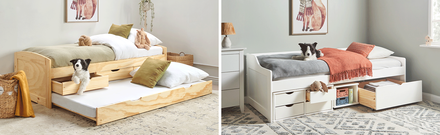 kids storage beds
