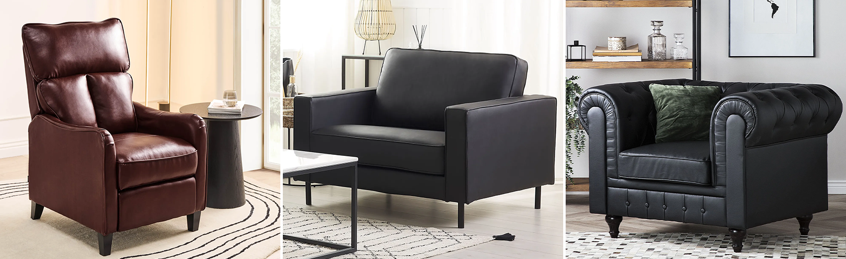 Banner for Leather Armchairs