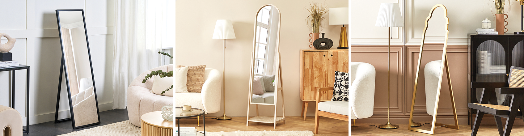 Image showing different standing mirrors
