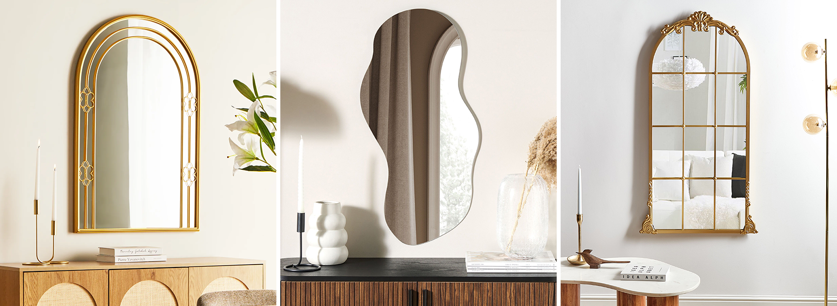 Image showing different wall mirrors