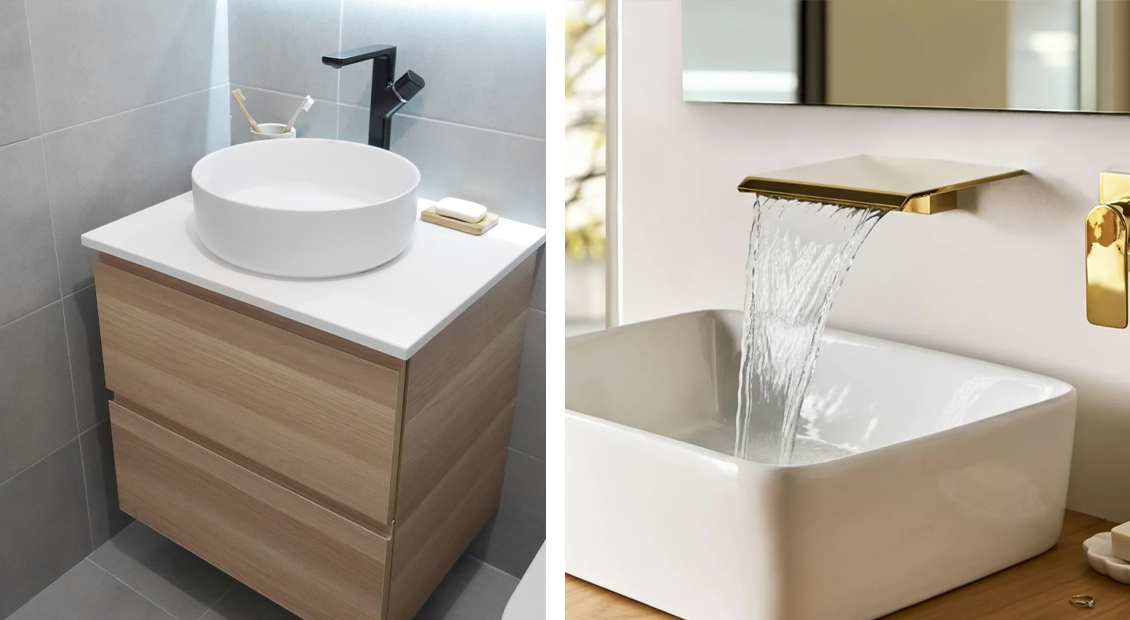 cabinet with basin