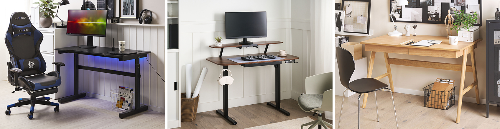 Image showing different desks setups