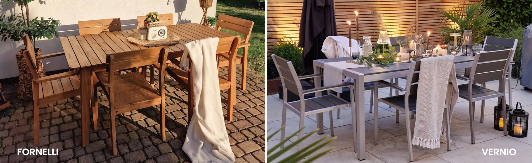 Dining sets for outdoors