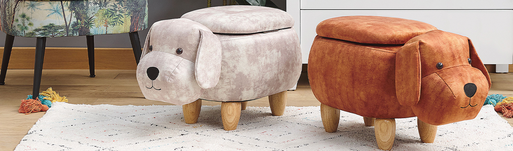 Banner for Kids Pouffes
